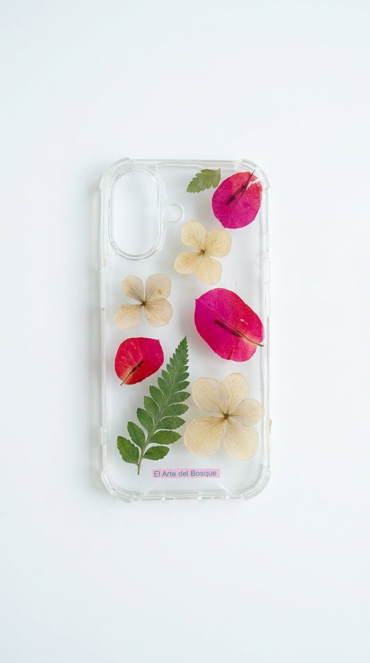 Case flores iPhone 16